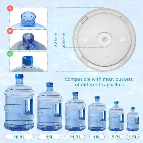 Automatic Electric Water Bottle Pump Dispenser – USB Rechargeable One-Touch Water Pump